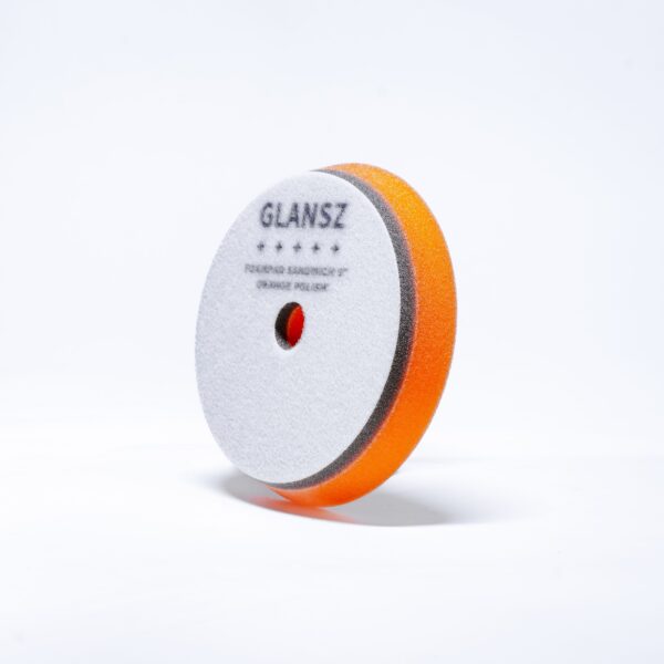 Foampad Glansz, Sandw. Oranje 3″ Polish