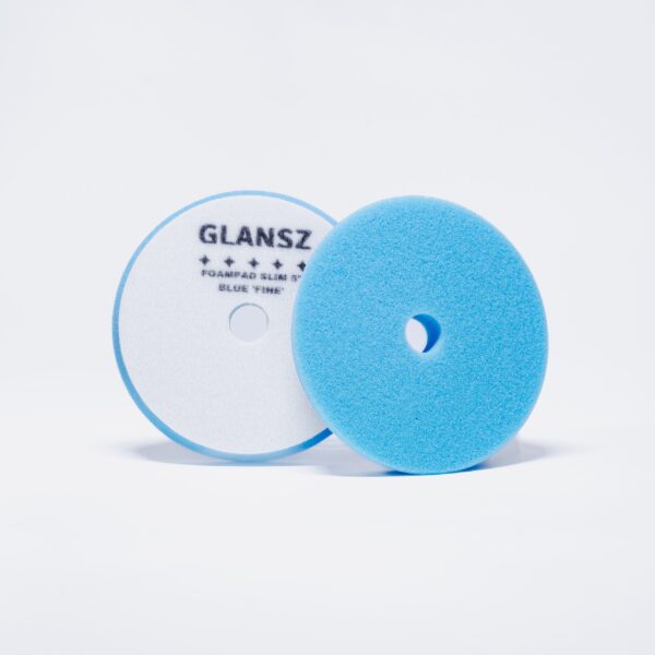 Foampad Glansz, Slim Blauw 2″ Fijn