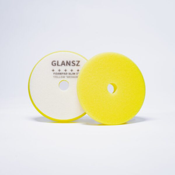 Foampad Glansz, Slim Geel 5″ Medium